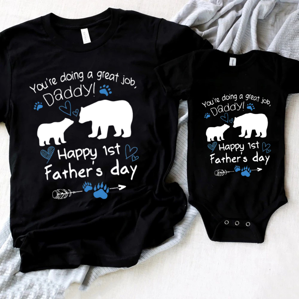 Baby Clothing Onesies - Feliz primer Día del Padre, camisa