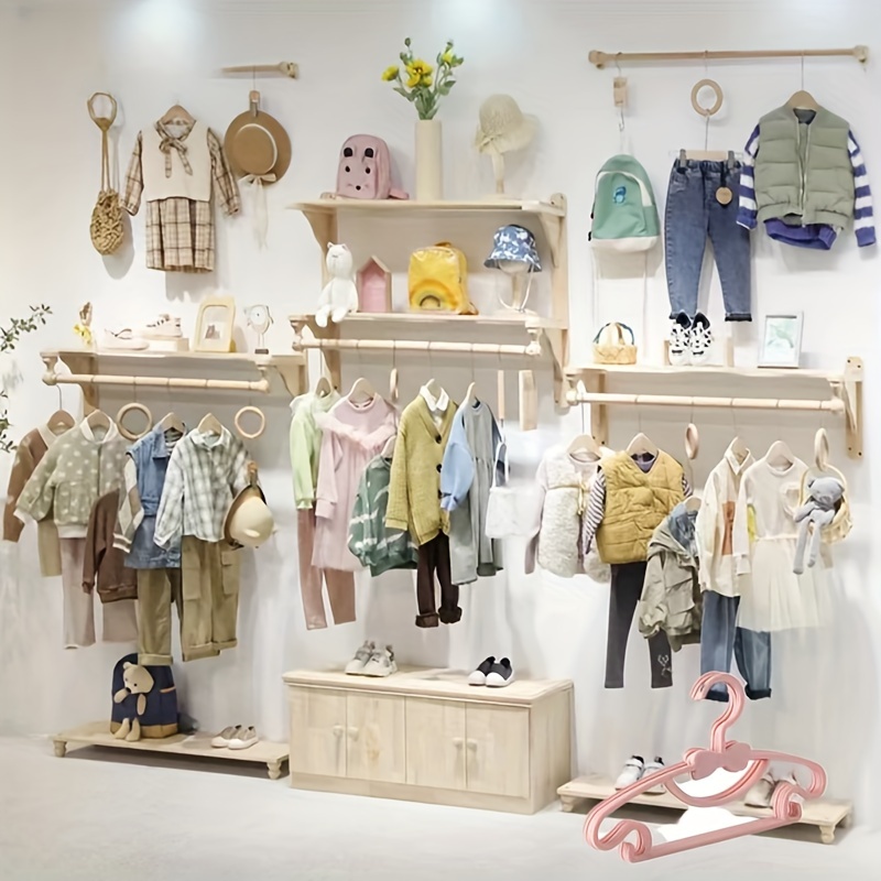 10 piezas de perchas para niño - Baby Clothing Display reseña y precio