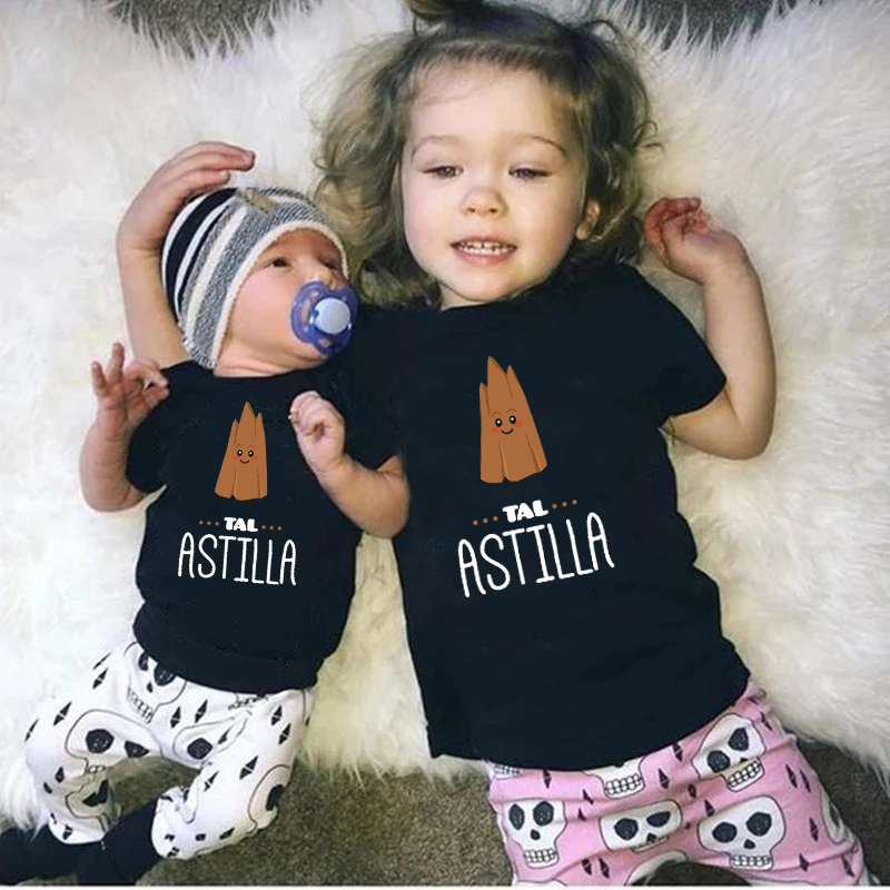 Camisetas divertidas a juego p - Baby Clothing Onesies reseña y precio