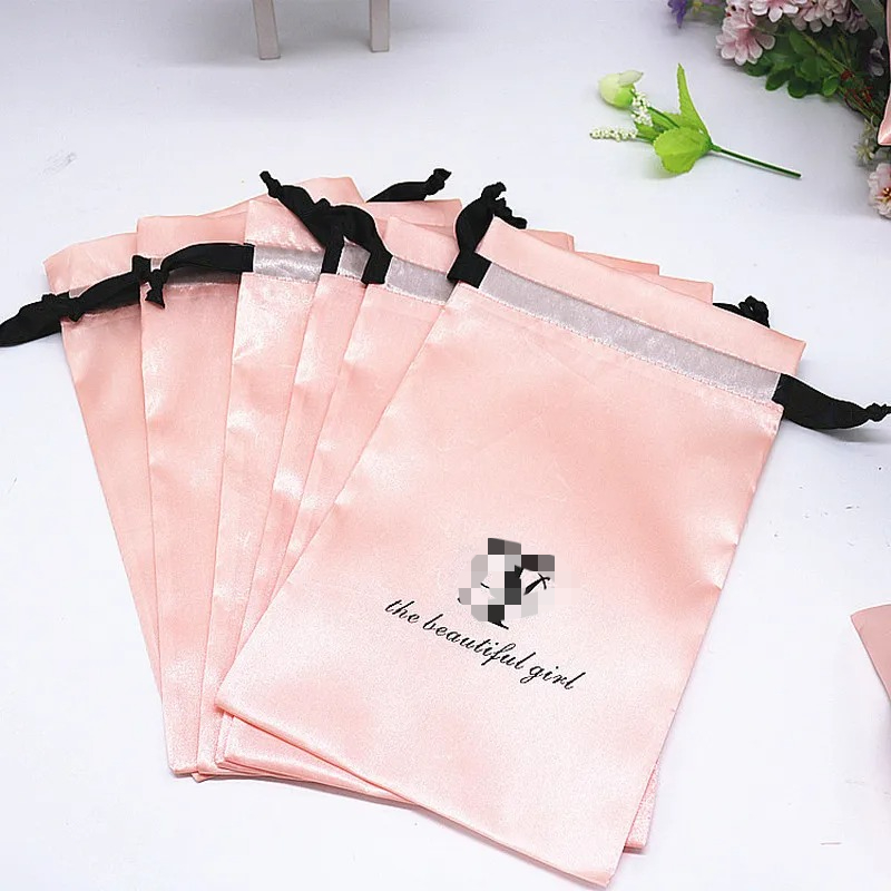 Bolsa de satén de seda rosa pa - Baby Clothing Gifts reseña y precio